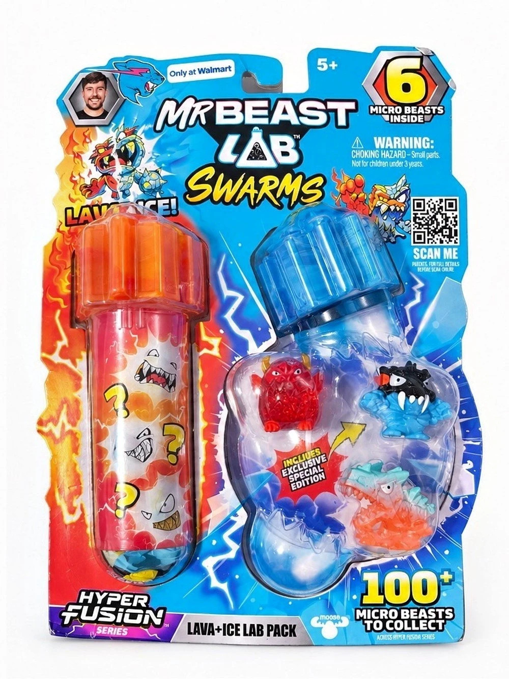 MrBeast Lab Swarm Series Lava + Ice Lab Pack Lava + Ice Lab Pack Toy Set NWT